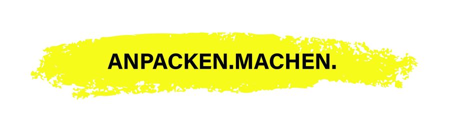 ANPACKEN.MACHEN. scribble
